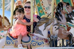 Ben Kleppinger/ben.kleppinger@amnews.com
Alaina Charles, 20 months, and her mom, Deanna Charles, ride a carousel.